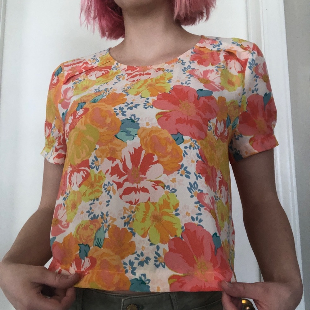 Forever21 floral shirt